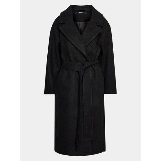 Gina Tricot Płaszcz przejściowy 20609 Czarny Regular Fit ze sklepu MODIVO w kategorii Płaszcze damskie - zdjęcie 182767832