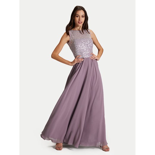 Swing Sukienka wieczorowa 5AH15700 Fioletowy Slim Fit ze sklepu MODIVO w kategorii Sukienki - zdjęcie 182767860
