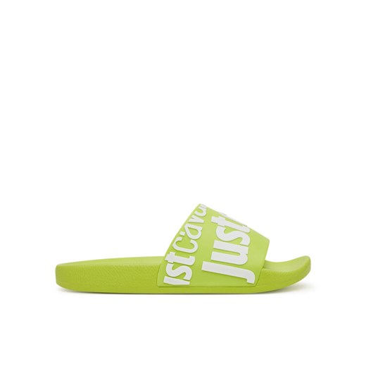 Just Cavalli Klapki 78RA3SZ1 ZS785 Zielony ze sklepu MODIVO w kategorii Klapki damskie - zdjęcie 182767864