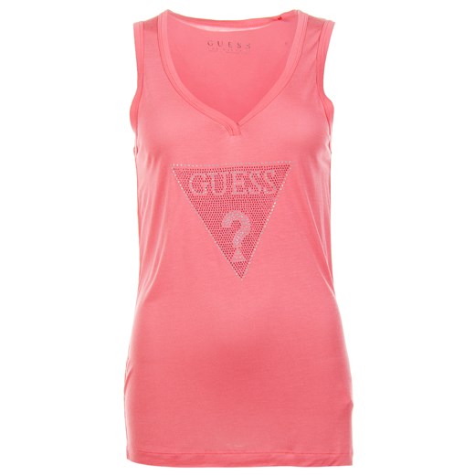 BOKSERKA GUESS JEANS TRIANGLE TANK TOP riccardo rozowy jeans