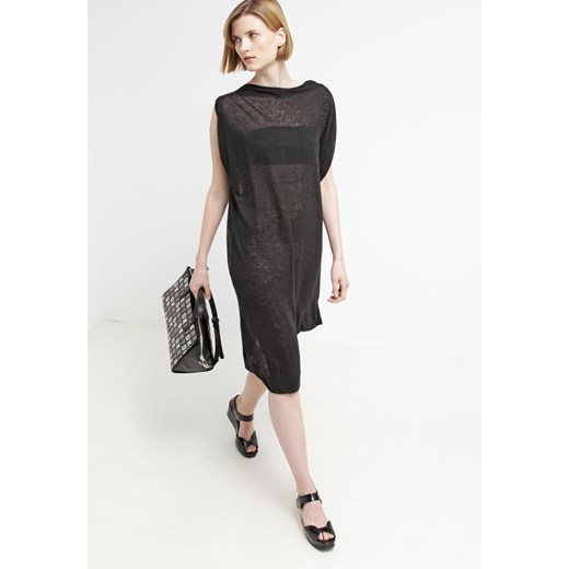 Vivienne Westwood Anglomania WESTCOAST Sukienka dzianinowa black zalando szary bez wzorów/nadruków