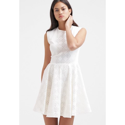 Giambattista Valli x 7 for all mankind Sukienka letnia lace white zalando bez wzorów/nadruków