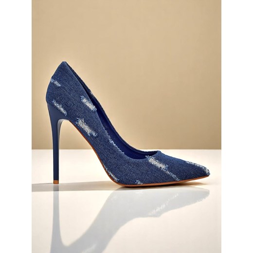 Czółenka granatowe Royalfashion.pl eleganckie wiosenne 
