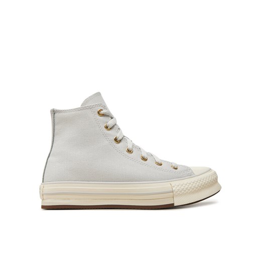 Trampki Converse Chuck Taylor All Star Eva Lift Platform Tonal Canvas A10382C Szary ze sklepu eobuwie.pl w kategorii Trampki dziecięce - zdjęcie 183545811