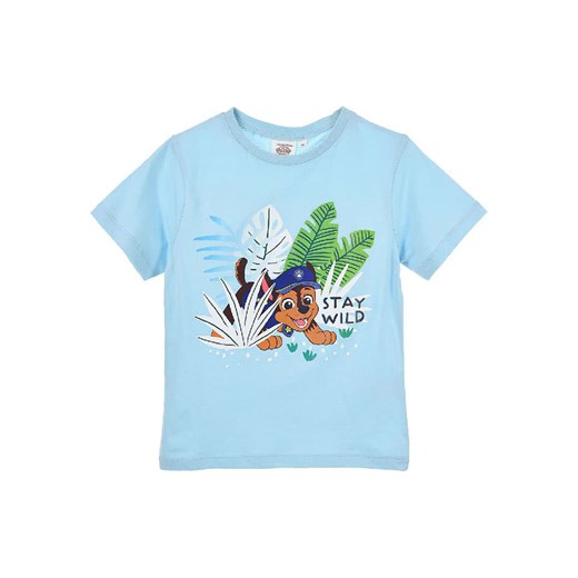 Paw Patrol Koszulka &quot;Psi Patrol&quot; w kolorze błękitnym ze wzorem ze sklepu Limango Polska w kategorii T-shirty chłopięce - zdjęcie 183548413