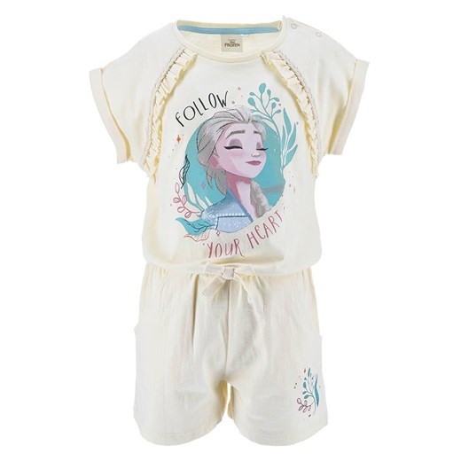 Disney Frozen Kombinezon &quot;Kraina Lodu&quot; w kolorze kremowym ze sklepu Limango Polska w kategorii Kombinezony dziewczęce - zdjęcie 183548481