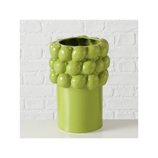 Boltze Wazon &quot;Lime&quot; w kolorze zielonym - wys. 25,5 x Ø 18 cm ze sklepu Limango Polska w kategorii Wazony - zdjęcie 183549040