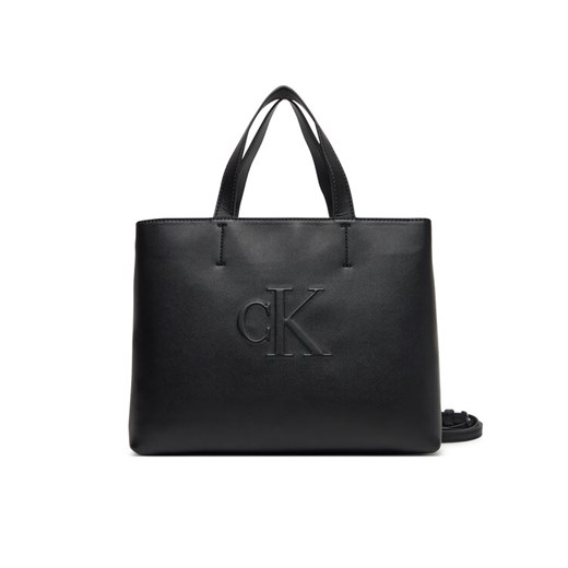 Torebka Calvin Klein Jeans Sculpted Mini Ew Tote LV04K3111G Czarny 00 eobuwie.pl