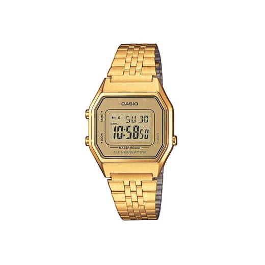 Zegarek Casio Vintage LA680WEGA-9ER Złoty ze sklepu eobuwie.pl w kategorii Zegarki - zdjęcie 183549861