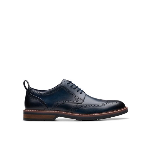 Clarks Półbuty Aldwin Limit 26178471 Granatowy ze sklepu MODIVO w kategorii Buty eleganckie męskie - zdjęcie 183550454