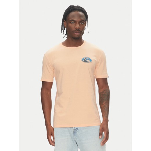 Quiksilver T-Shirt Ev Flower Chaos Ss EQYZT08050 Pomarańczowy Regular Fit ze sklepu MODIVO w kategorii T-shirty męskie - zdjęcie 183550462
