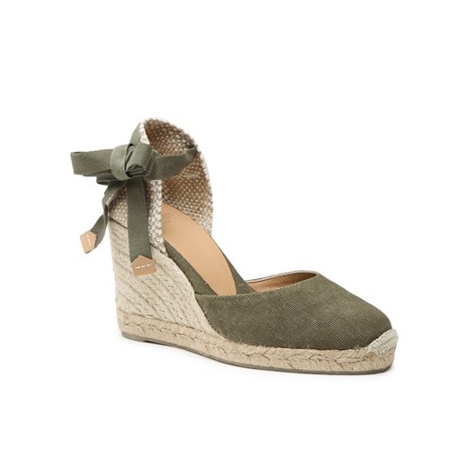 Castañer Espadryle Carina/8/002 021642-414 Zielony ze sklepu MODIVO w kategorii Espadryle damskie - zdjęcie 183550470