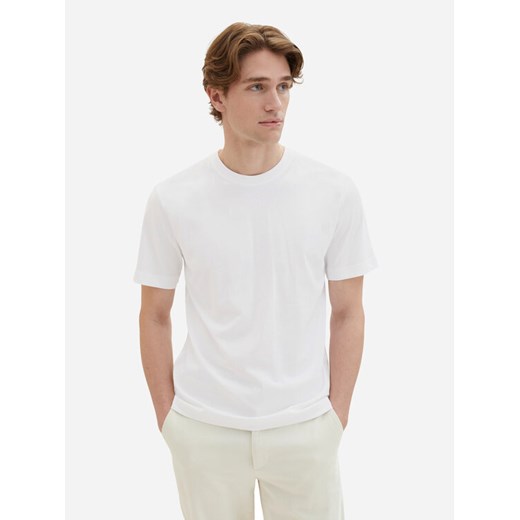 Tom Tailor Komplet 2 t-shirtów 1037741 Biały Regular Fit ze sklepu MODIVO w kategorii T-shirty męskie - zdjęcie 183550472