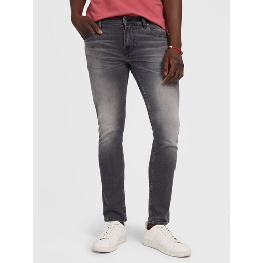 Guess Jeansy Miami M2YAN1 D4Q52 Szary Skinny Fit ze sklepu MODIVO w kategorii Jeansy męskie - zdjęcie 183550484