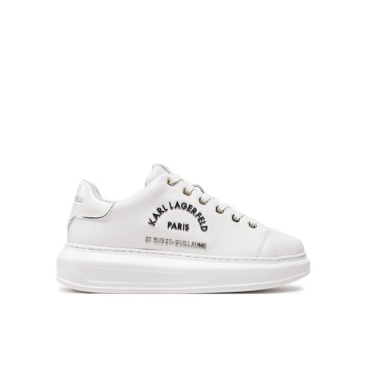 KARL LAGERFELD Sneakersy KL62539K Biały ze sklepu MODIVO w kategorii Buty sportowe damskie - zdjęcie 183550562