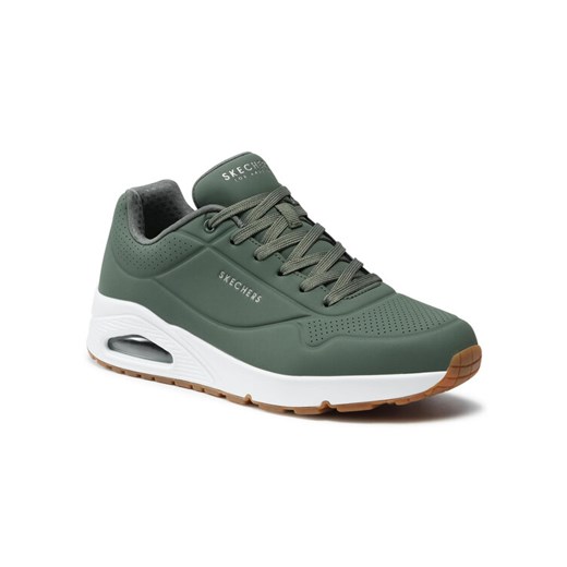 Skechers Sneakersy Stand On Air 52458/OLV Zielony ze sklepu MODIVO w kategorii Buty sportowe męskie - zdjęcie 183551403