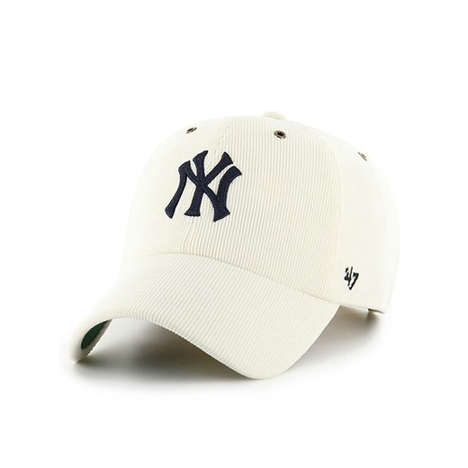 47 Brand Czapka z daszkiem MLB New York Yankees Thin Cord ’47 Clean Up B-TCDCU17IWS Écru ze sklepu MODIVO w kategorii Czapki z daszkiem męskie - zdjęcie 183551444