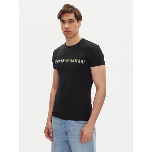 Emporio Armani Underwear T-Shirt EM000375 AF10772 UC001 Czarny Slim Fit ze sklepu MODIVO w kategorii T-shirty męskie - zdjęcie 183551461