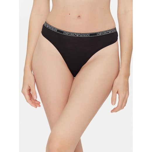Emporio Armani Underwear Komplet 2 par stringów EW000402 AF10889 MC005 Czarny ze sklepu MODIVO w kategorii Majtki damskie - zdjęcie 183551471