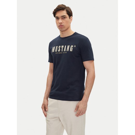 Mustang T-Shirt Austin 1016281 Granatowy Regular Fit ze sklepu MODIVO w kategorii T-shirty męskie - zdjęcie 183551493