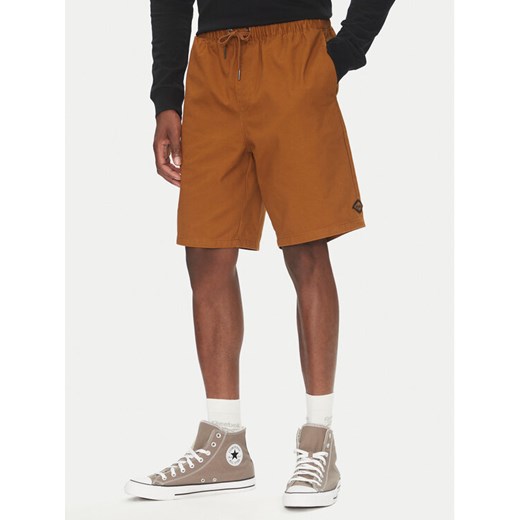 Billabong Szorty materiałowe Larry Twill EBYWS00114 Brązowy Regular Fit ze sklepu MODIVO w kategorii Spodenki męskie - zdjęcie 183551510