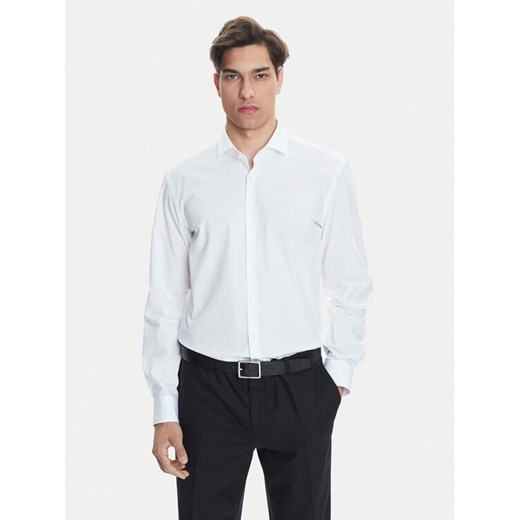 HUGO Koszula C-Jason 50293691 Biały Slim Fit ze sklepu MODIVO w kategorii Koszule męskie - zdjęcie 183551511