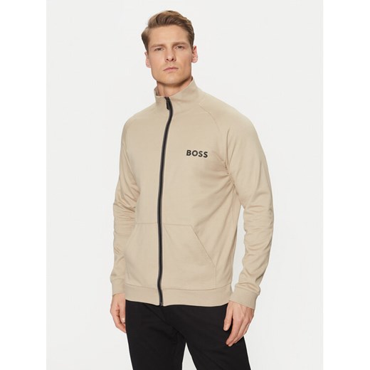 BOSS Bluza Authentic 50535823 Beżowy Regular Fit ze sklepu MODIVO w kategorii Bluzy męskie - zdjęcie 183551604