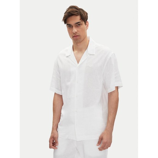 Emporio Armani Koszula EM000593 AF12356 U0002 Biały Regular Fit ze sklepu MODIVO w kategorii Koszule męskie - zdjęcie 183551611