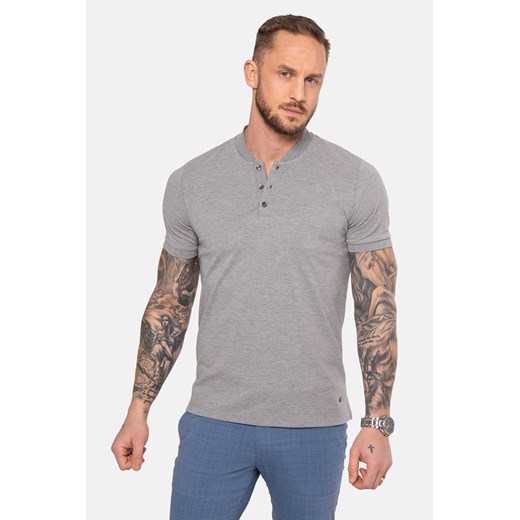 KOSZULKA POLO BOLEA SZAROŚĆ ze sklepu Recman w kategorii T-shirty męskie - zdjęcie 183553053