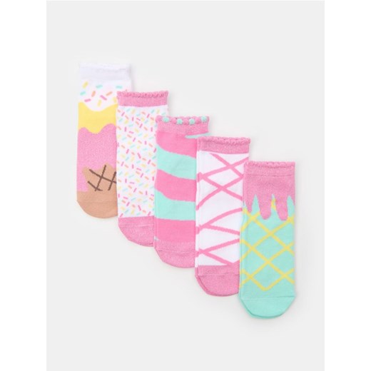 Sinsay - Skarpetki 5 pack - wielobarwny ze sklepu Sinsay w kategorii Skarpetki dziecięce - zdjęcie 183553372