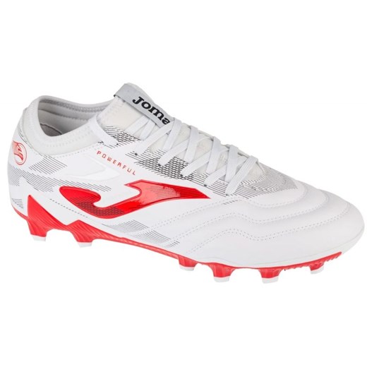 Buty piłkarskie Joma Powerful 2502 Fg POWS2502FG biało-czerwone białe ze sklepu ButyModne.pl w kategorii Buty sportowe męskie - zdjęcie 183553624
