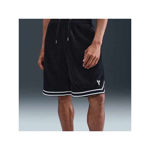 Męskie plisowane spodenki do koszykówki Kobe - Czerń ze sklepu Nike poland w kategorii Spodenki męskie - zdjęcie 183555181