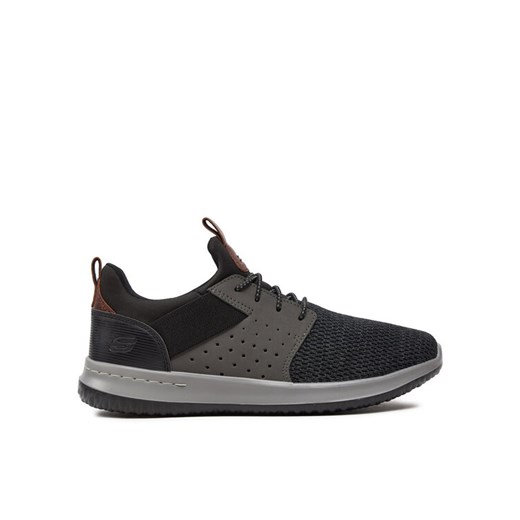 Sneakersy Skechers Camben 65474/BKGY Szary ze sklepu eobuwie.pl w kategorii Buty sportowe męskie - zdjęcie 183555283