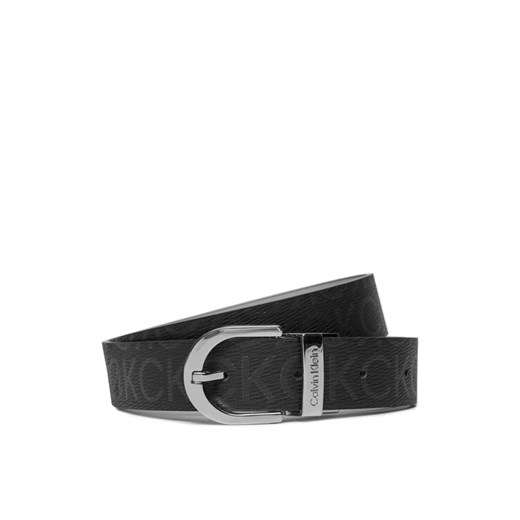 Pasek Damski Calvin Klein Ck Reversible Belt 3.0 Epi Mono K60K609981 Czarny ze sklepu eobuwie.pl w kategorii Paski damskie - zdjęcie 183555284
