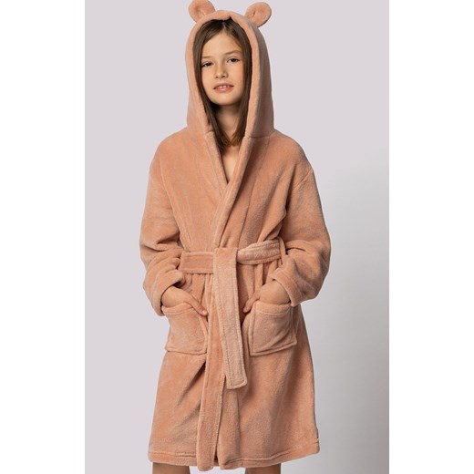 Envie różowy szlafrok dziewczęcy Bear, Kolor różowy, Rozmiar 110-116, Envie ze sklepu Primodo w kategorii Szlafroki damskie - zdjęcie 183556064