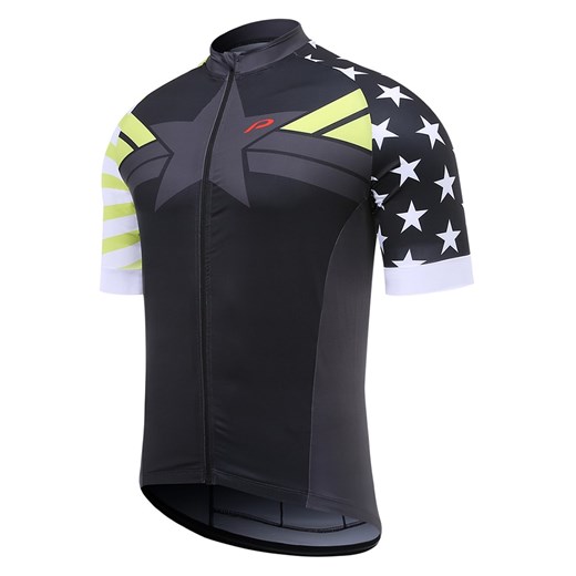 Protective Koszulka kolarska &quot;Meteor&quot; w kolorze czarnym ze wzorem ze sklepu Limango Polska w kategorii T-shirty męskie - zdjęcie 183556104