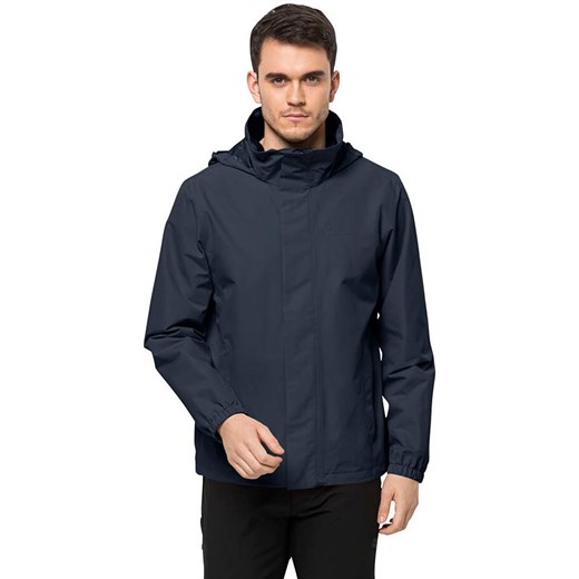 Jack Wolfskin Kurtka przeciwdeszczowa w kolorze granatowym ze sklepu Limango Polska w kategorii Kurtki męskie - zdjęcie 183556142