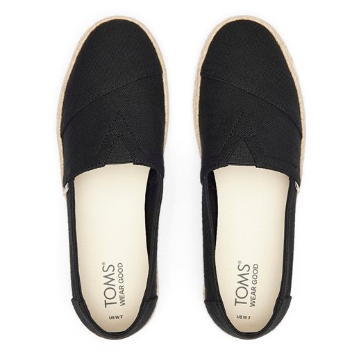 TOMS Espadryle w kolorze czarnym Toms 38 wyprzedaż Limango Polska