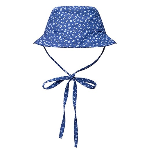 Swim Essentials Kapelusz &quot;Blue Leopard&quot; w kolorze niebieskim ze sklepu Limango Polska w kategorii Czapki dziecięce - zdjęcie 183557352