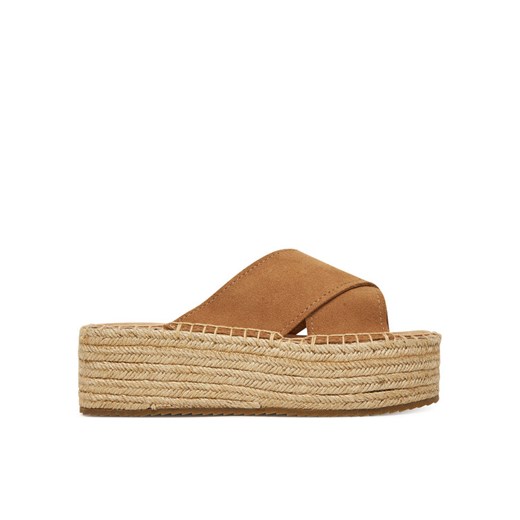 Espadryle DeeZee 42422 Brązowy ze sklepu eobuwie.pl w kategorii Espadryle damskie - zdjęcie 183557512