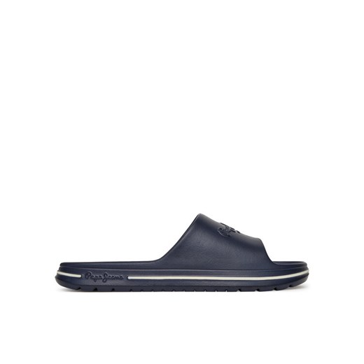 Klapki Pepe Jeans Beach Slide M PMS70159 Granatowy ze sklepu eobuwie.pl w kategorii Klapki męskie - zdjęcie 183557542