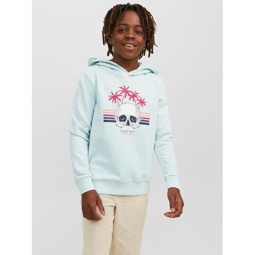 Jack&Jones Junior Bluza 12239455 Niebieski Regular Fit ze sklepu MODIVO w kategorii Bluzy chłopięce - zdjęcie 183558432