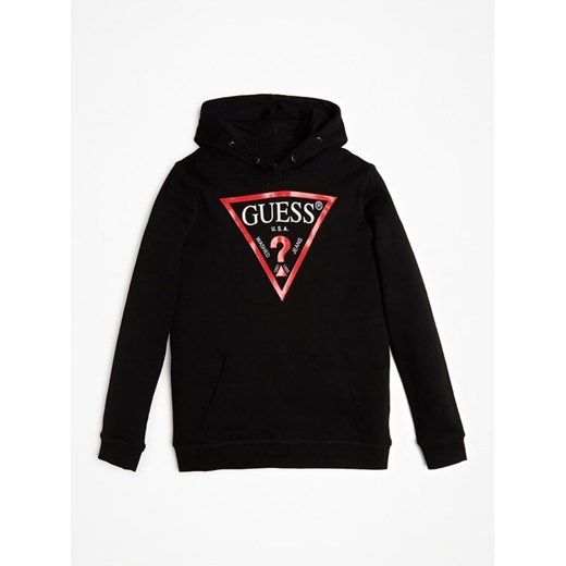 Guess Bluza L92Q09 KAUG0 Czarny Regular Fit ze sklepu MODIVO w kategorii Bluzy chłopięce - zdjęcie 183558433