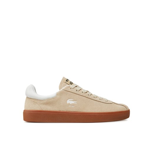 Lacoste Sneakersy Baseshot 7-48SFA0010 Beżowy ze sklepu MODIVO w kategorii Trampki damskie - zdjęcie 183558564