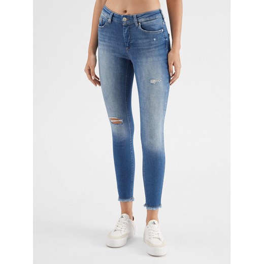 ONLY Jeansy 15282335 Niebieski Skinny Fit ze sklepu MODIVO w kategorii Jeansy damskie - zdjęcie 183558584