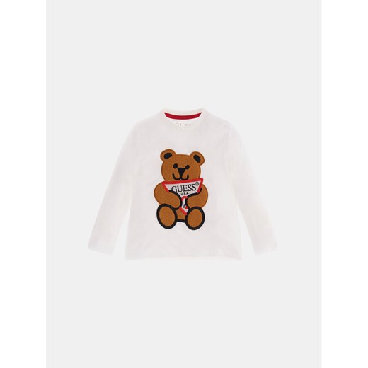 Guess Bluzka N0BI26 I3Z00 Biały Regular Fit ze sklepu MODIVO w kategorii Kaftaniki i bluzki - zdjęcie 183558603