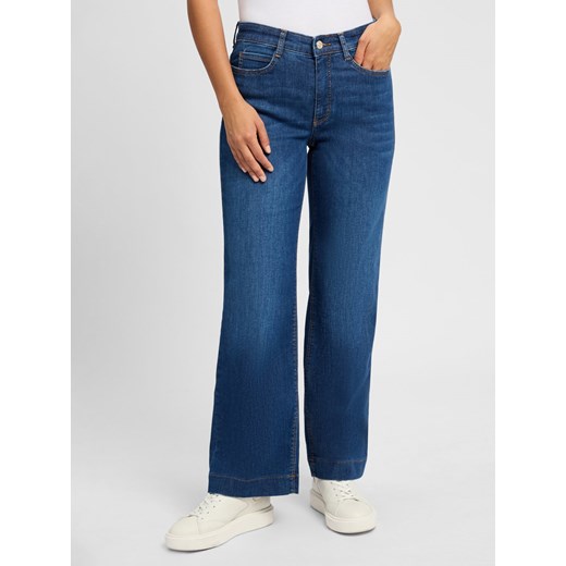 MAC Dżinsy bootcut Kobiety Bawełna medium stone jednolity ze sklepu vangraaf w kategorii Jeansy damskie - zdjęcie 183559920