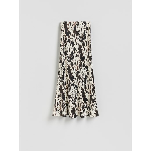 Reserved - Spódnica maxi z wiskozy - wielobarwny Reserved L Reserved