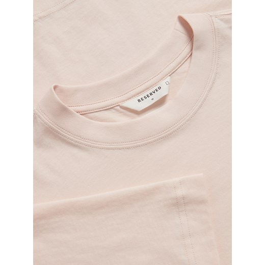 Reserved t-shirt męski z krótkim rękawem 