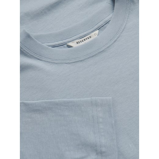 T-shirt męski Reserved z bawełny z krótkimi rękawami 